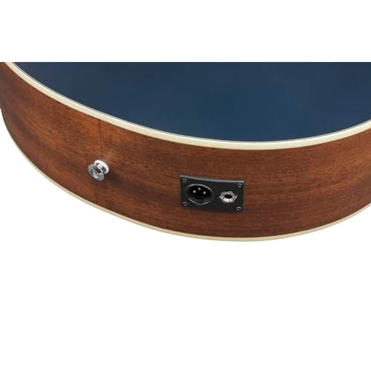 Ibanez AE100-DBF, Westerngitarre 6-saitig mit massiver Sitka-Fichtendecke, Dark Tide Blue Flat – Bild 5