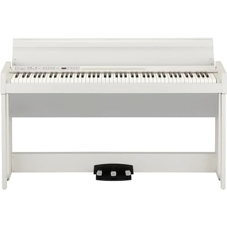 Korg C1 WH Digital Piano, 88 Tasten RH3 Tastatur, 30 Sounds, 120-stimmig polyphon, weiß matt – Bild 1