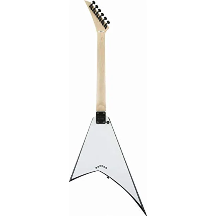 Jackson JS32T Rhoads E-Gitarre, weiß mit schwarzen Bevels, ausgewogene Verarbeitung und Materialien – Bild 3