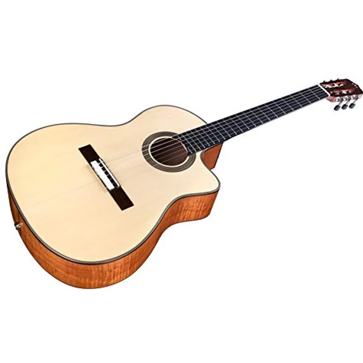 Cordoba Fusion 14 Maple, Konzertgitarre Crossover mit Fishman Pickup, Cutaway, massive Fichtendecke, Ahorn furniert, Hochglanz Finish – Bild 5