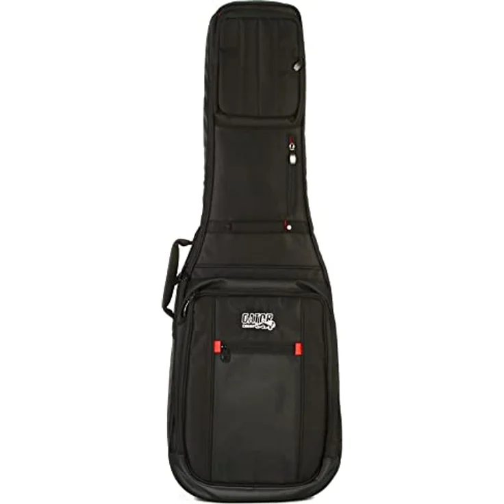 Gator G-PG E-Guitar Bag, ProGo Ultimate Gigbag mit Micro-Fleece Innenpolsterung und abnehmbarem Rucksacktrageriemen, schwarz – Bild 4