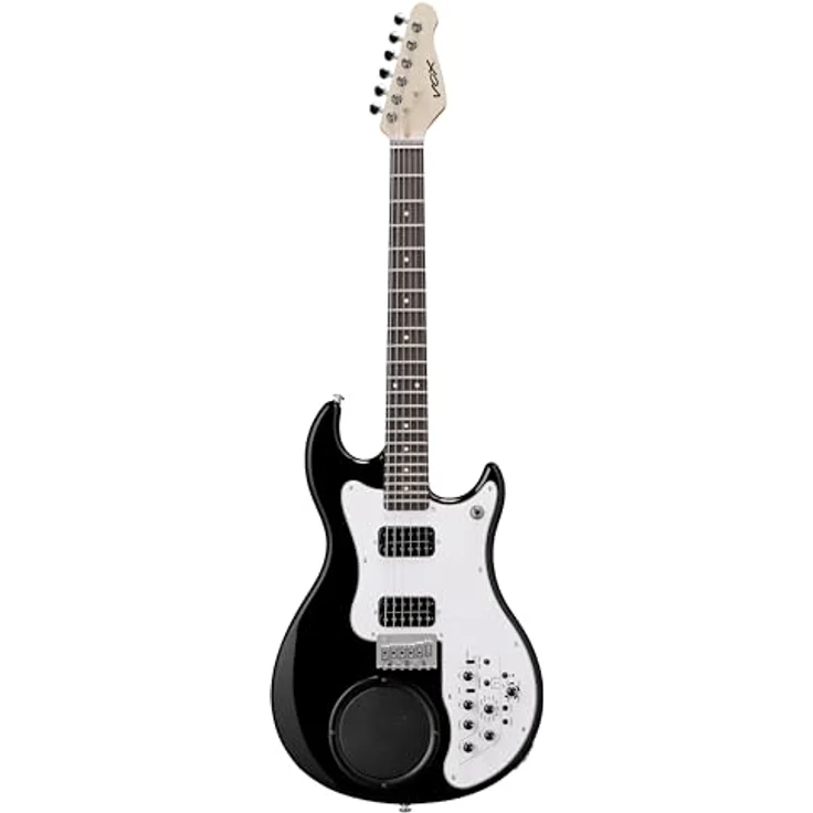 Vox APC-2 Black, E-Gitarre mit integriertem Verstärker, 2 Humbucker, 22 Bünde, schwarz – Bild 1