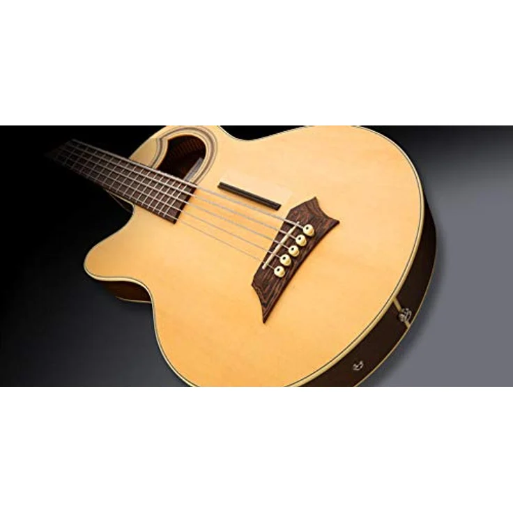 Warwick Alien Deluxe Hybrid 5 LH NT, 5-Saiter Akustikbass mit Shadow NanoMag und Piezo Tonabnehmer, Natural Transparent Satin Finish – Bild 2