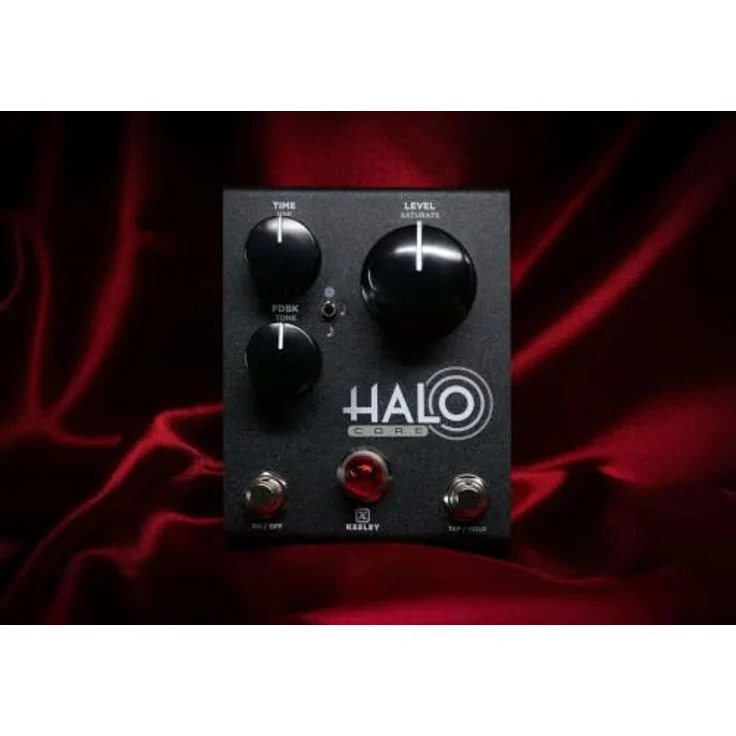 Keeley Halo Core - Andy Timmons Echo, True Stereo Delay Pedal mit 1500 ms max. Delay Time, 3 Delay Rhythm-Mode und Saturate-Regler – Bild 5