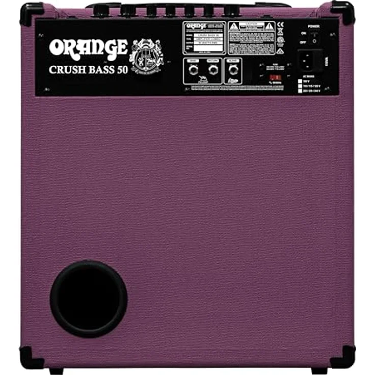 Orange Crush Bass 50 Glenn Hughes LTD, 50 Watt Bass Combo mit 1x 12" Lautsprecher, FX-Loop, eingebautem Stimmgerät und CabSim – Bild 5