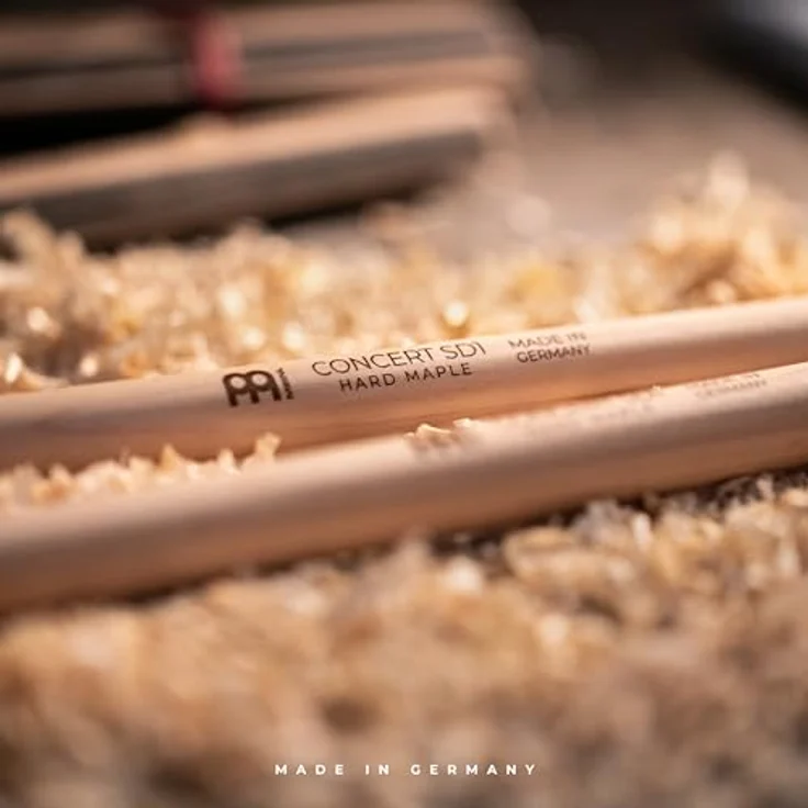 Meinl SD1 Concert Maple, Drumsticks aus Ahornholz mit rundem Holzkopf, medium Gewicht, 416 mm Länge, 16,1 mm Durchmesser – Bild 6