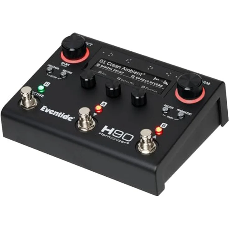 Eventide H90 Harmonizer Dark LTD, Multi-Effektpedal für E-Gitarre mit 70 Effekt-Algorithmen, schwarz – Bild 5