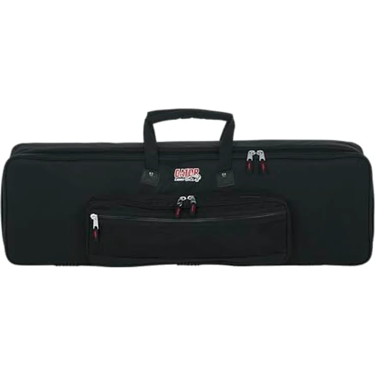 Gator GKB-61 Slim, Keyboardtasche aus robustem Nylon für 61 Tasten Keyboards, schwarz – Bild 2