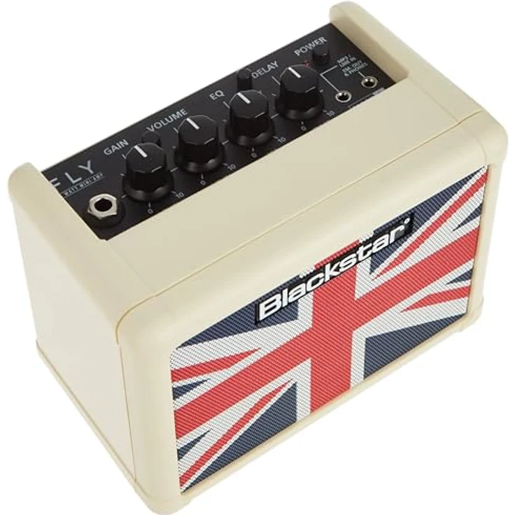 Blackstar Guit Fly 3, batteriebetriebener E-Gitarren-Verstärker mit Union Jack Design – Bild 2