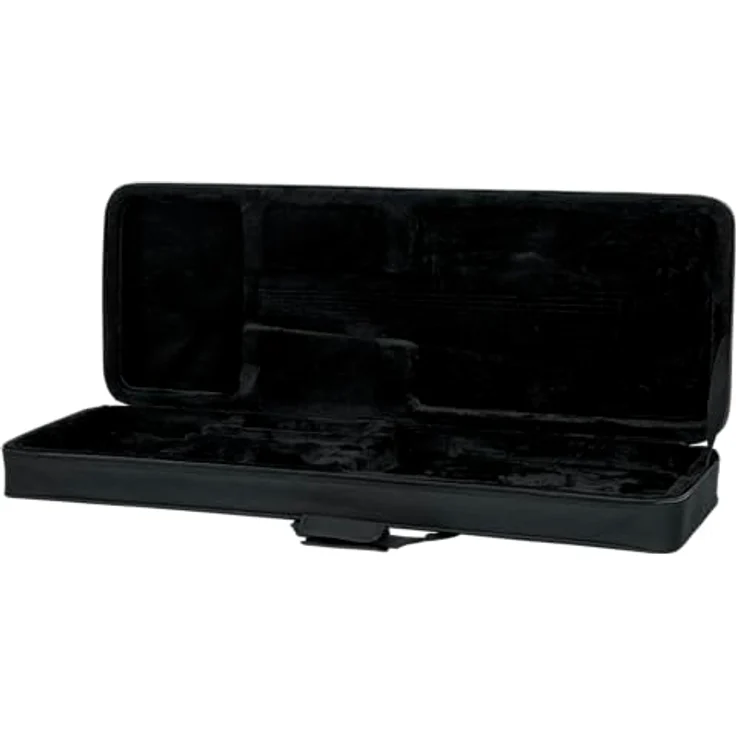 Gator Foam Case Electric Guitar, Gitarrenkoffer aus strapazierfähigem Nylon mit EPS-Schaumpolsterung, inkl. 2 Zubehörtaschen, abnehmbarer Schulterriemen, Maße: 107 cm x 32 cm x 6,1 cm, Gewicht: 2,90 kg – Bild 10