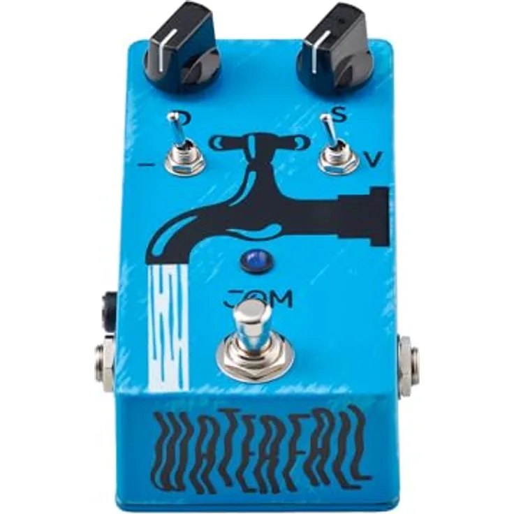 JAM pedals Waterfall, vollanaloges Chorus/Vibrato Effektpedal für E-Gitarre mit Depth und Speed Reglern, Handmade in Greece