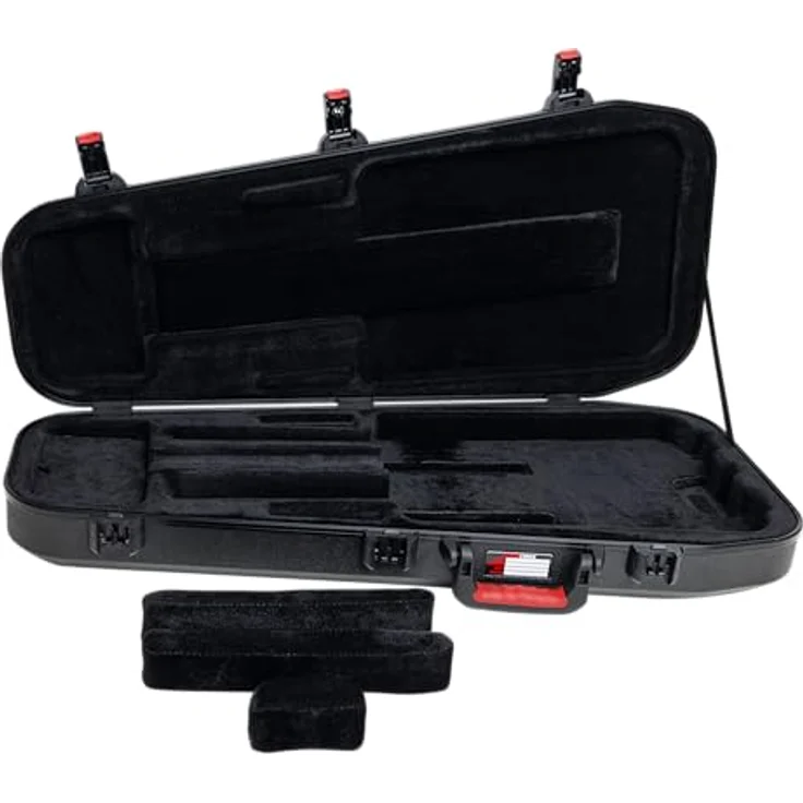 Gator TSA Headless Electric Guitar Case, anpassbares EPS-Interieur, ATA-geformtes Polyethylen, schwarz – Bild 13