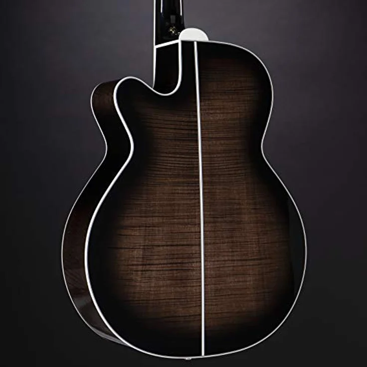 Takamine EF450C-TT TBB, Westerngitarre mit massiver Fichtendecke, geflammtem Ahorn, Transparent Blackburst, inkl. Softcase – Bild 7