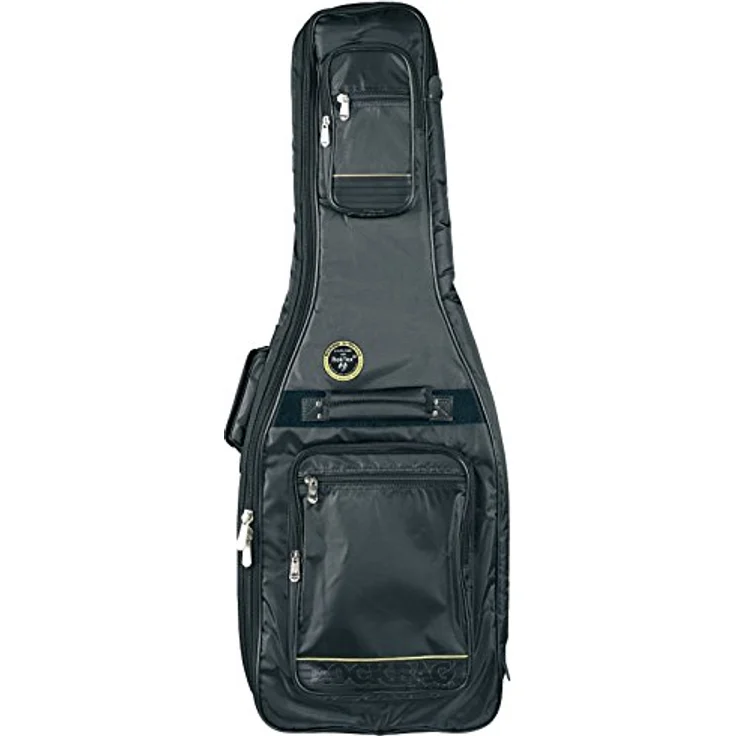 Rockbag RB-20612B Plus Double Gig Bag für 2 E-Gitarren, wasserabweisendes Rok Tex®-Material, 30 mm Polsterung, Rucksackgurte mit Handy-Pocket, Innenmaße L1060mm x B380mm x H60mm – Bild 1