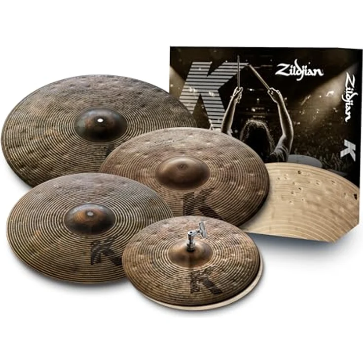 Zildjian K-Custom Special Dry Pack, Schlagzeugbecken Set mit 14" HiHats, 16" und 18" Crashes, 21" Ride, reguläre Oberfläche, dunkler, erdiger Sound – Bild 1