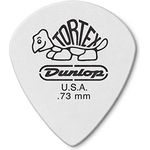 Dunlop Tortex Jazz III White, Plektrum Set 0,73mm, 12 Stück, made in USA