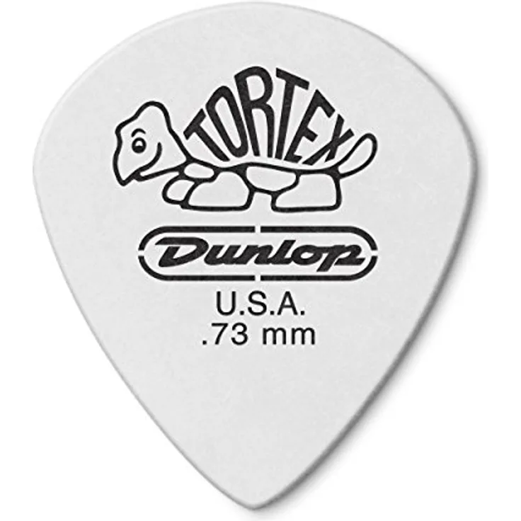 Dunlop Tortex Jazz III White, Plektrum Set 0,73mm, 12 Stück, made in USA