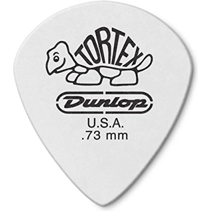 Dunlop Tortex Jazz III White, Plektrum Set 0,73mm, 12 Stück, made in USA – Bild 1