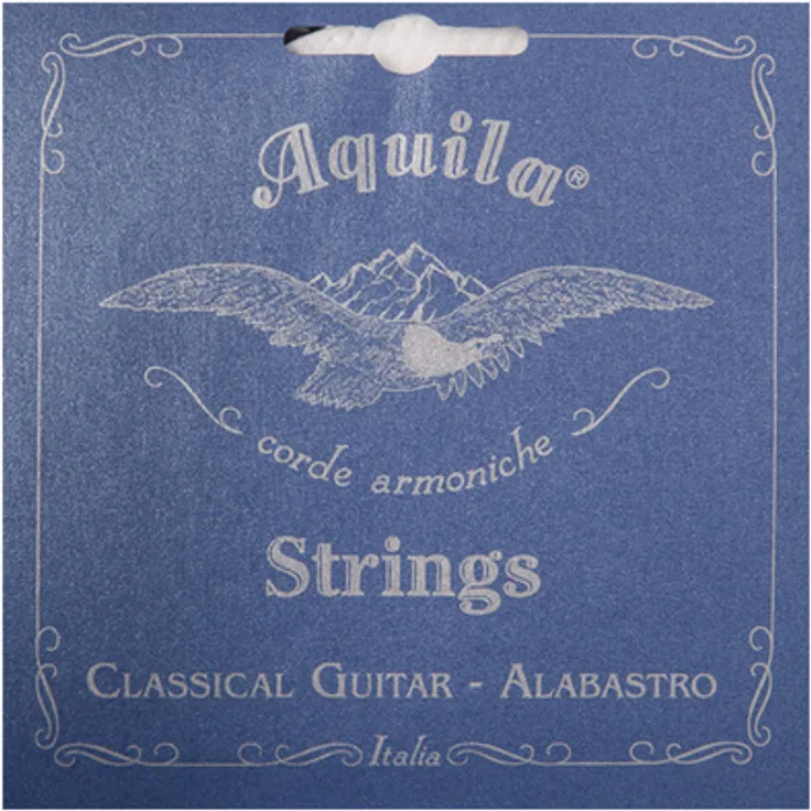 Aquila 168C Classical Guitar Normal, Diskant-Saiten für klassische Gitarre, Normal Tension Set, weiß, 3 Saiten im Set