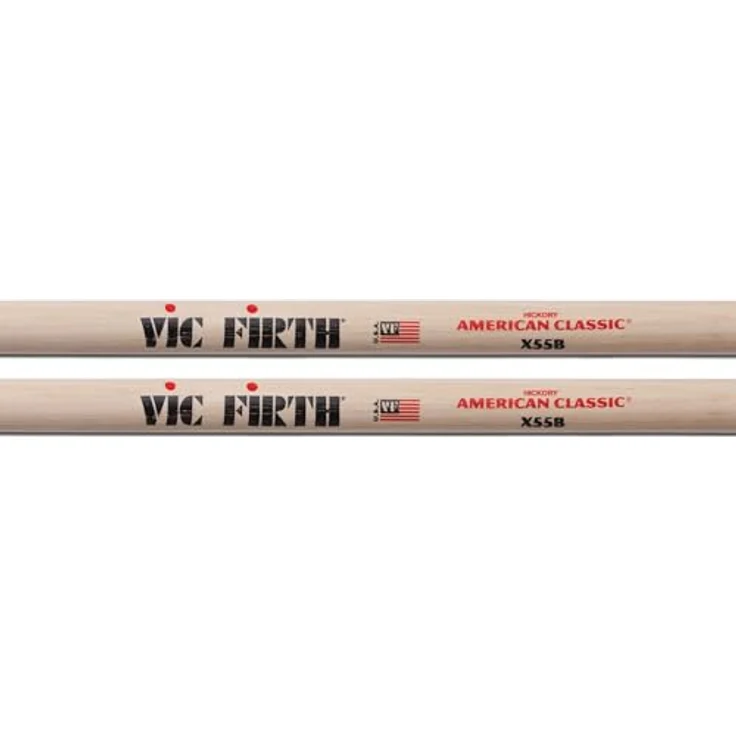 Vic Firth X55B American Classic Hickory, Drumsticks aus Hickory, 419mm lang, 15,5mm Durchmesser, Holz Kopf – Bild 3