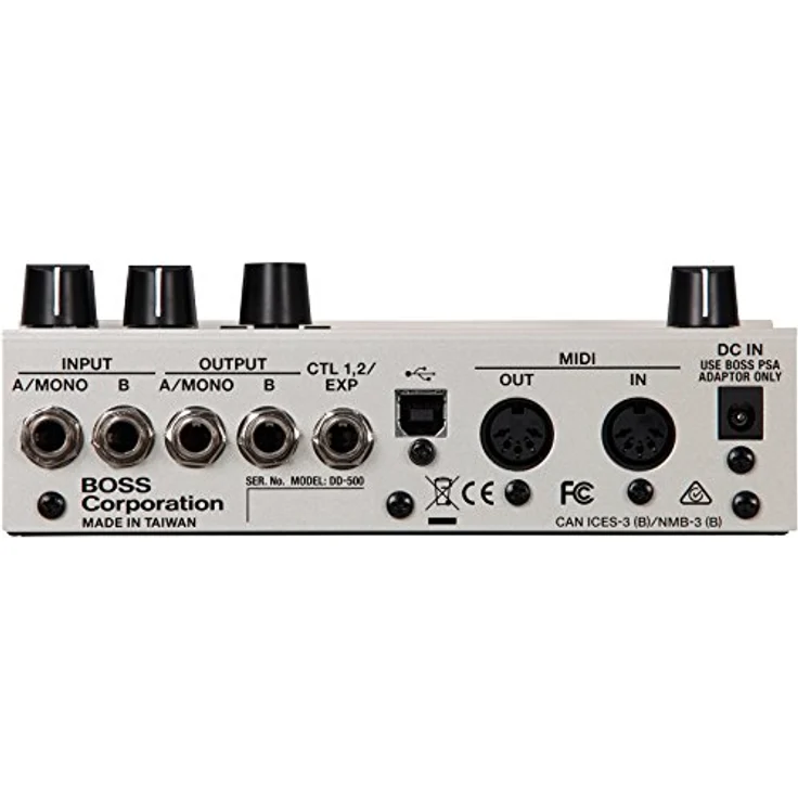 Boss DD-500 Digital Delay, Stereo Delay-Pedal mit 32-bit/96 kHz, 12 Programmen und eingebauten Phrase-Looper – Bild 2