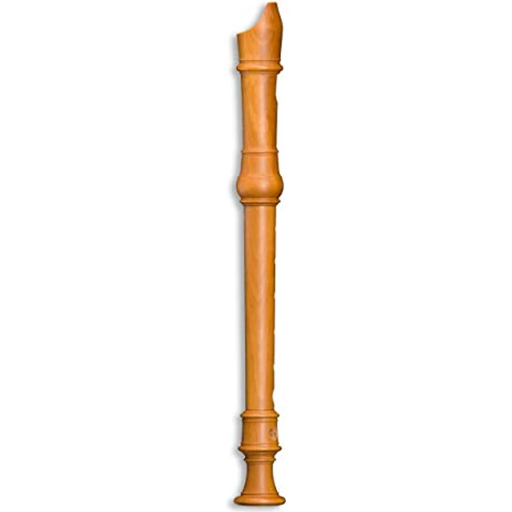 Mollenhauer 5107 Denner Sopranblockflöte, 3-teilig aus Birnbaum mit barocker Griffweise und Doppelloch, a1 = 442 Hz, inklusive Baumwolltasche – Bild 2