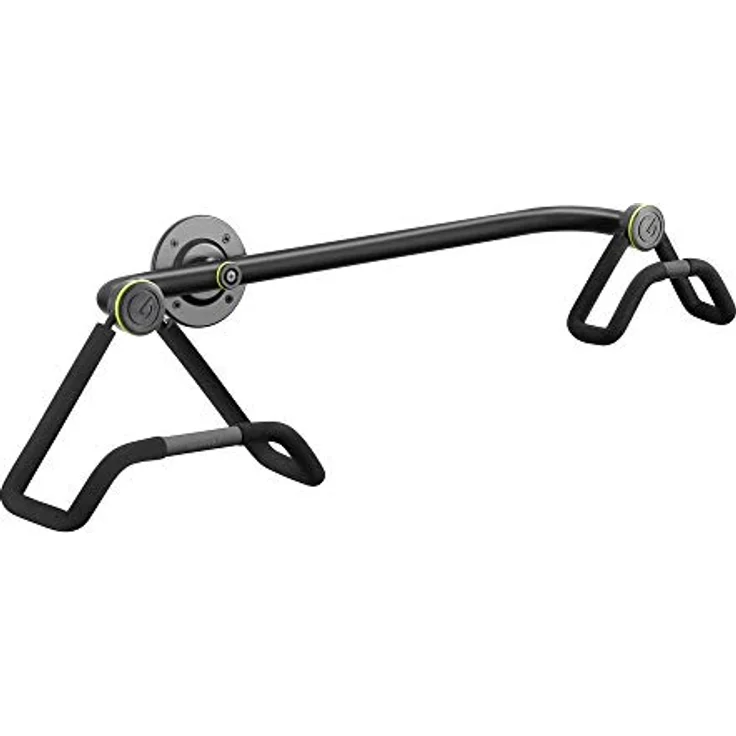 Gravity GS WMB 01 EB, Gitarrenwandhalter für elektrische Gitarren, selbstjustierende Hals- und Korpusstützen, einstellbarer Neigungswinkel, schwarz – Bild 1