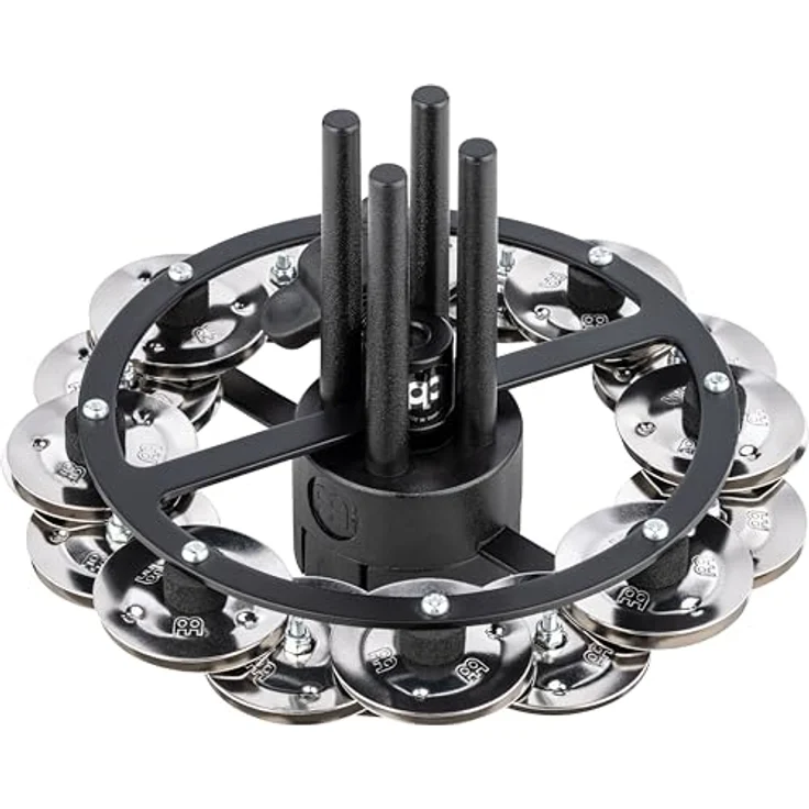 Meinl Tambourine Hihat, 17,15 cm Durchmesser, 16 Schellenpaare, heller Klang, robuster Stahlrahmen – Bild 2