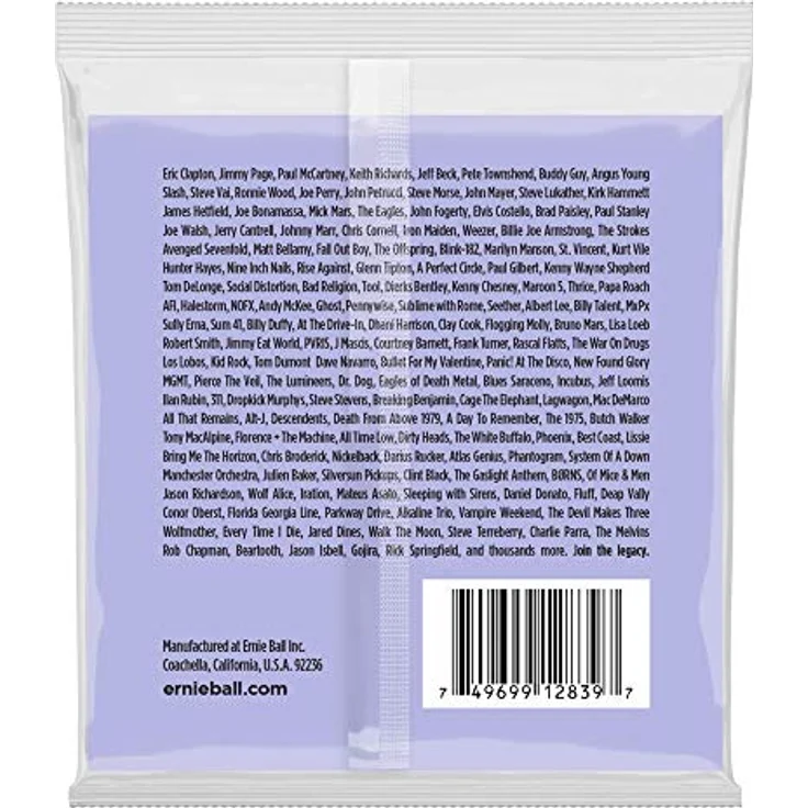 Ernie Ball 2839 Slinky Baritone, Gitarrensaiten für 6-saitige E-Gitarren, 013-072, A-Tuned – Bild 2