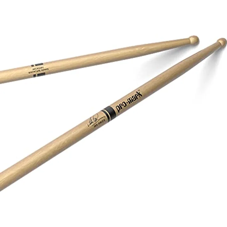 Pro Mark TX808LW Ian Paice, Signature Drumsticks aus Hickory, runder Holzkopf, 41 cm langer, 1,47 cm dicker Stock
