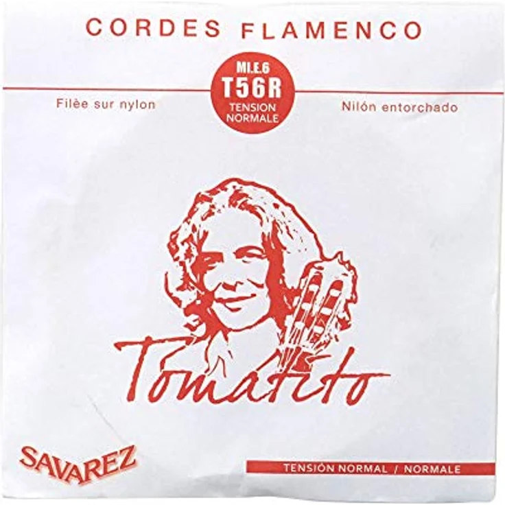 Savarez 1016MF Klassikgitarre-Saite Flamenco E6 Light (.046), Einzelsaite mit Stahlkern für Gypsy Jazz, brillanter Klang