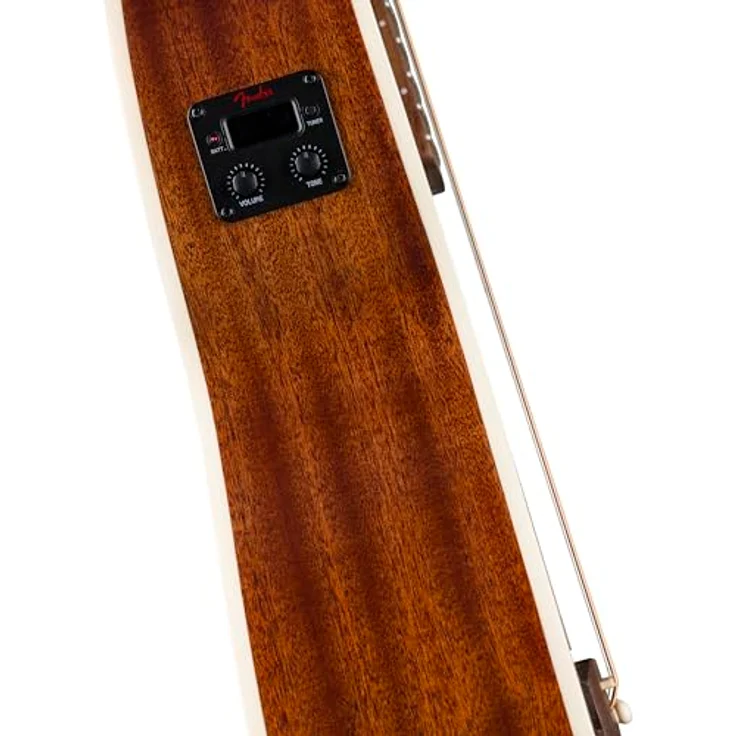 Fender CA STD Monterey E IPG NAT SAP, Westerngitarre mit Elektronik, Fichtendecke, Sapele-Korpus, Natural Sapele, 20 Vintage Bünde – Bild 6