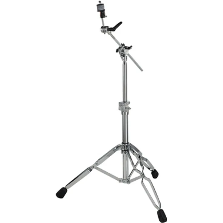 DW 9701 Cymbal Boom Stand, Galgen Beckenständer mit versenkbarem Galgenarm, stufenlos arretierbarer Neigungswinkel, TechLock-Sicherung, komfortable Memory Klammern, doppelstrebig, massive Ausführung