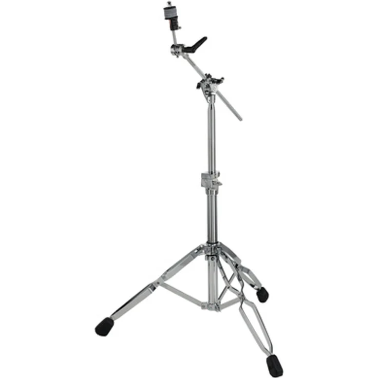 DW 9701 Cymbal Boom Stand, Galgen Beckenständer mit versenkbarem Galgenarm, stufenlos arretierbarer Neigungswinkel, TechLock-Sicherung, komfortable Memory Klammern, doppelstrebig, massive Ausführung