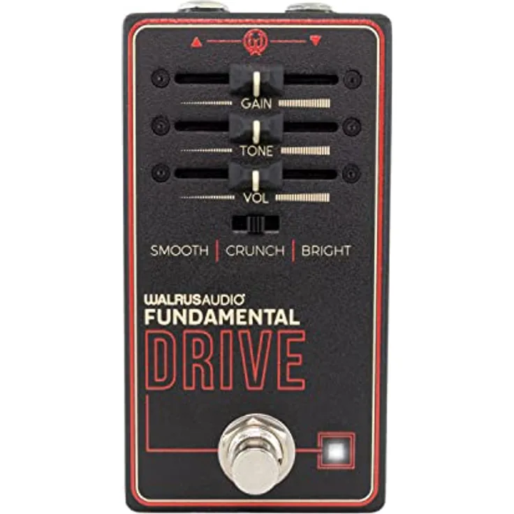 Walrus Audio Fundamental Overdrive, Overdrive-Pedal mit 3 wählbaren Modes: Smooth, Crunch, Bright, kompakt und übersichtlich