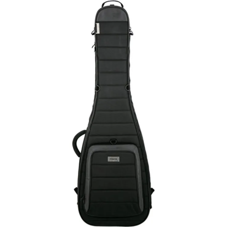 Mono Cases Classic Ultra Dual Bass Case, Gigbag für 2 E-Bässe, schwarz, mit abnehmbaren Rollen und wasserdichten Reißverschlüssen