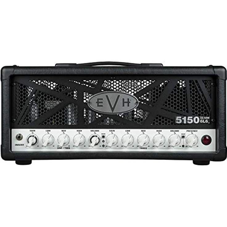 Evh 5150 III 50 W 6L6 Head BK, Gitarren-Topteil mit 3 Kanälen, Vollröhrenamp, Effektschleifen und MIDI-In, Schwarz – Bild 1