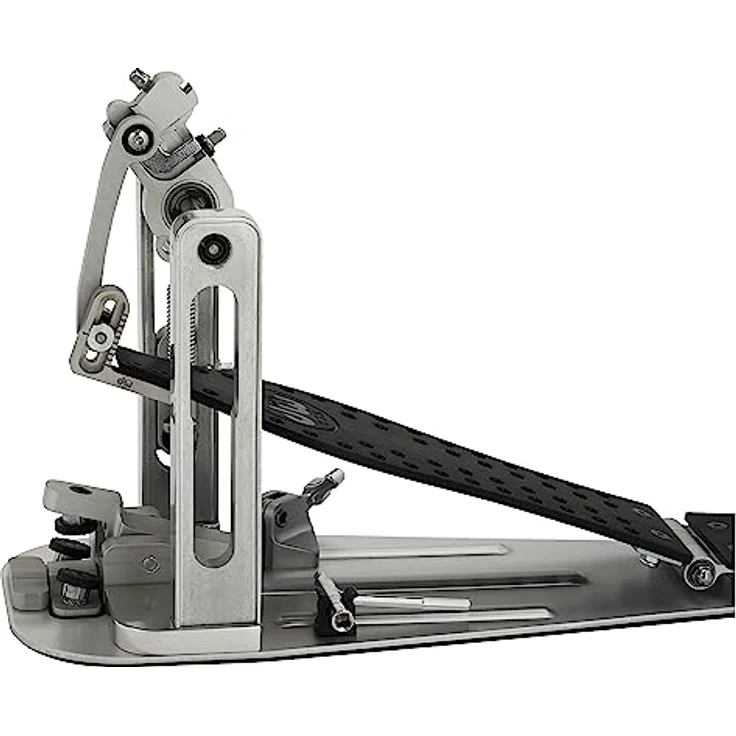 DW MDD Direct Drive Single Pedal, Einzelfußmaschine aus Aluminium mit justierbaren Schlägelgewichten, schwarz eloxierte Trittplatte, Graphit – Bild 2