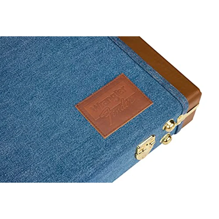Fender XWrangler ST/T Denim Indigo, Gitarrenkoffer für Strat/Tele mit weichem Acryl Innenfutter, Denim-Ausführung – Bild 8