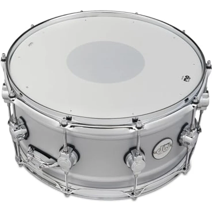 DW 14"x6,5" Design Aluminium Snare Drum, 1mm Wandstärke, mattes Finish, MAG Snare Abhebung, Triple Flanged Spannreifen, True Pitch Spannschrauben, DW Remo Felle – Bild 6