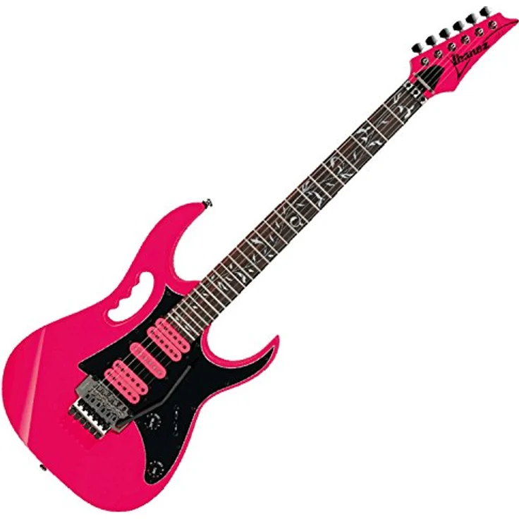 Ibanez JEMJRSP-PK, E-Gitarre Steve Vai Jem Jr. in Pink mit sorgfältiger Verarbeitung – Bild 1