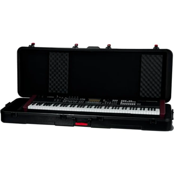 Gator TSA 88, Keyboardkoffer aus Polyäthylen mit TSA-Verriegelungen, schwarz, passend für Yamaha Tyros-5 76 Tasten – Bild 7