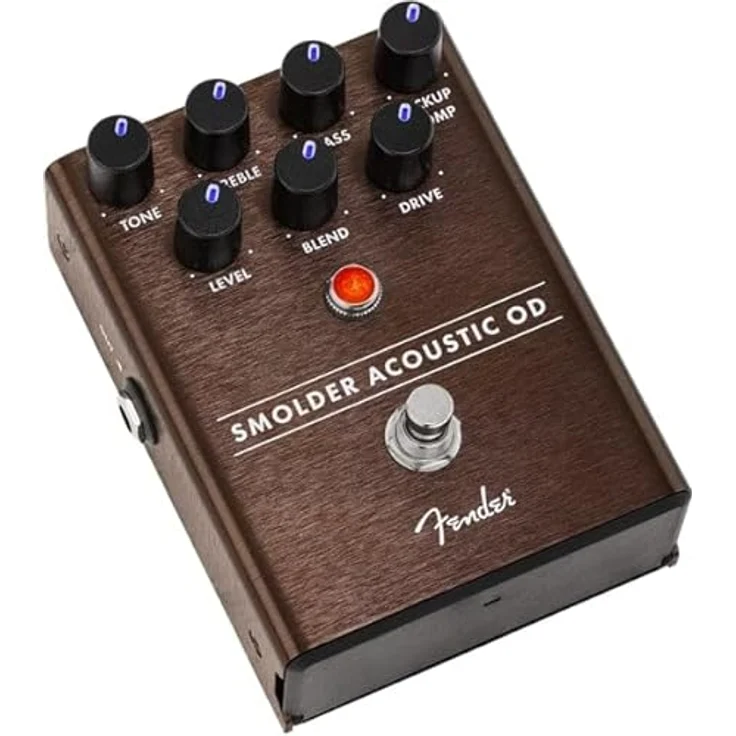 Fender Smolder Acoustic OD, Overdrive-Pedal für Akustikgitarre mit Pickup Kompensationssteuerung und True Bypass – Bild 5