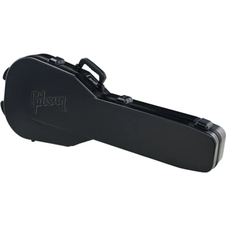 Gibson Les Paul Deluxe Protector Case, Hardshell Gitarrenkoffer mit TSA Schloss, schwarz