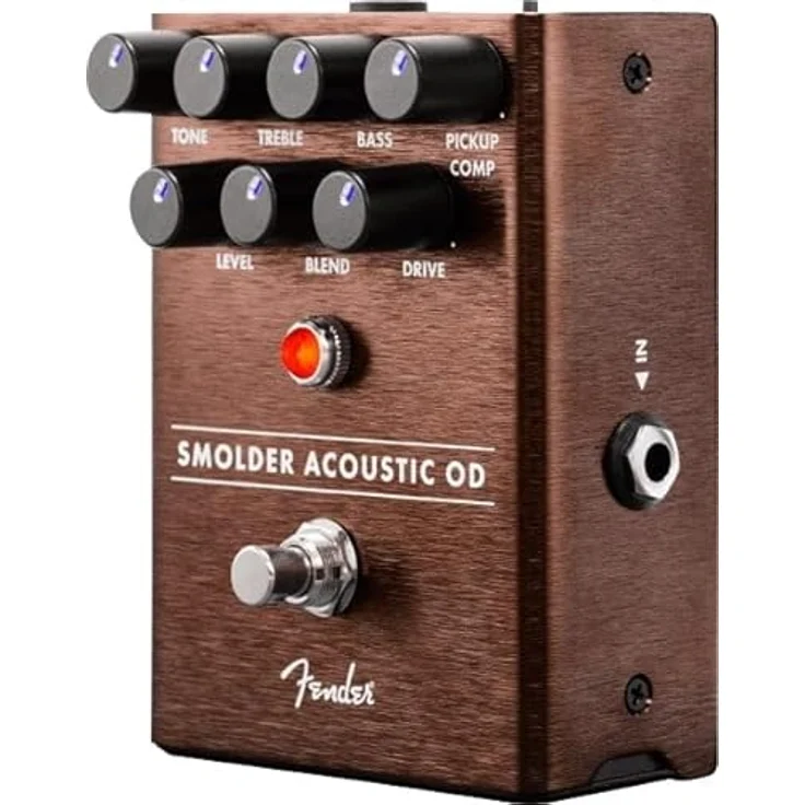 Fender Smolder Acoustic OD, Overdrive-Pedal für Akustikgitarre mit Pickup Kompensationssteuerung und True Bypass – Bild 3