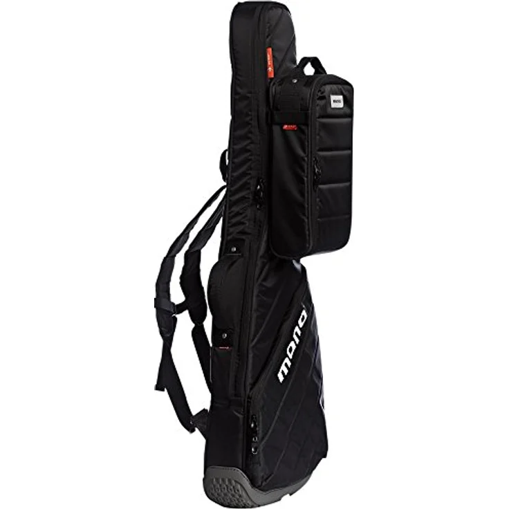 Mono Cases Vertigo Electric Guitar M80-VEG-BLK, professionelles Gigbag für E-Gitarre, 20mm Polsterung, wasserabweisendes Sharkskin Nylon, schwarz – Bild 7