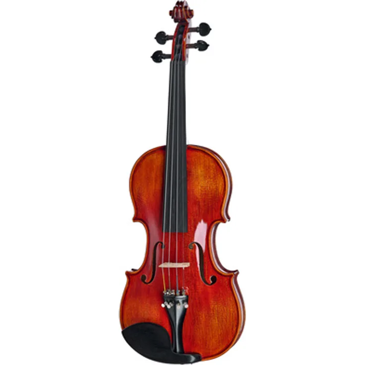 Roth & Junius Preludio 03 Violin Set 4/4, vollmassive Violine mit Ebenholz-Ausstattung, Thomastik Dominant Saiten und rötlich-braun schattierter Lackierung, inkl. Koffer und Bogen