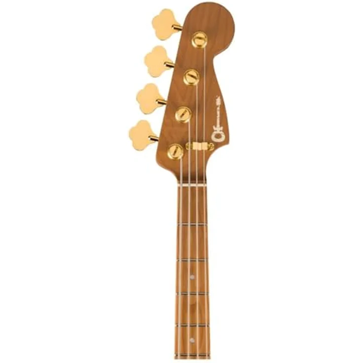 Charvel PM Bass SD PJ IV, E-Bass aus Mahagoni mit Speed Neck und DiMarzio Tonabnehmer, natur – Bild 6