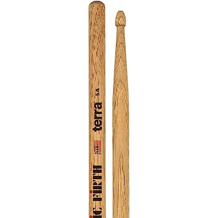 Vic Firth American Classic® Terra Serie 5A Trommelstöcke, aus Amerikanischem Hickory mit Holzspitze, widerstandsfähig und präziser Klangqualität – Bild 1