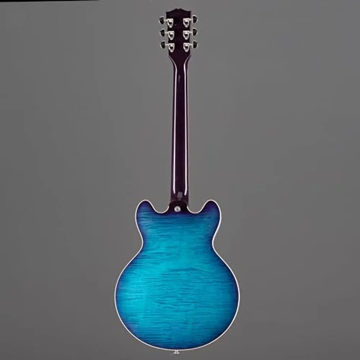 Gibson ES-339 Figured Blueberry Burst, Semi Hollow E-Gitarre mit geflammtem Ahorn Korpus, Mahagoni Hals und 57 Classic Humbucker – Bild 3
